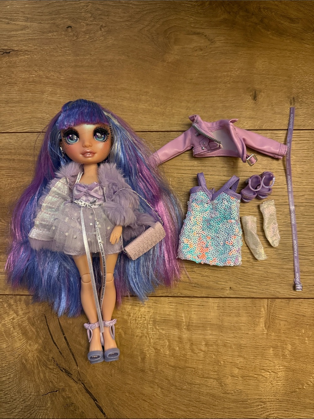 Purple Fashion Doll Playset with Outfit & Accessories